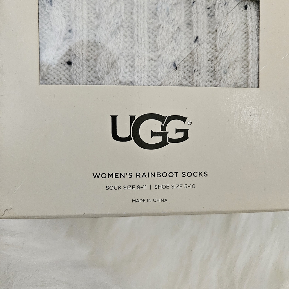 UGG WOMEN'S RAINBOOT SOCKS - Picture 13 of 14